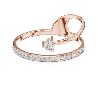 Editorial Diamond Open Ring | Sculptural Wrap Band | Lab Grown Designer Fine Jewelry (Copy)