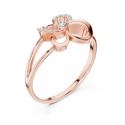 Two hearts one promise - Diamond glow pure elegance - Celebrate love with endless shine