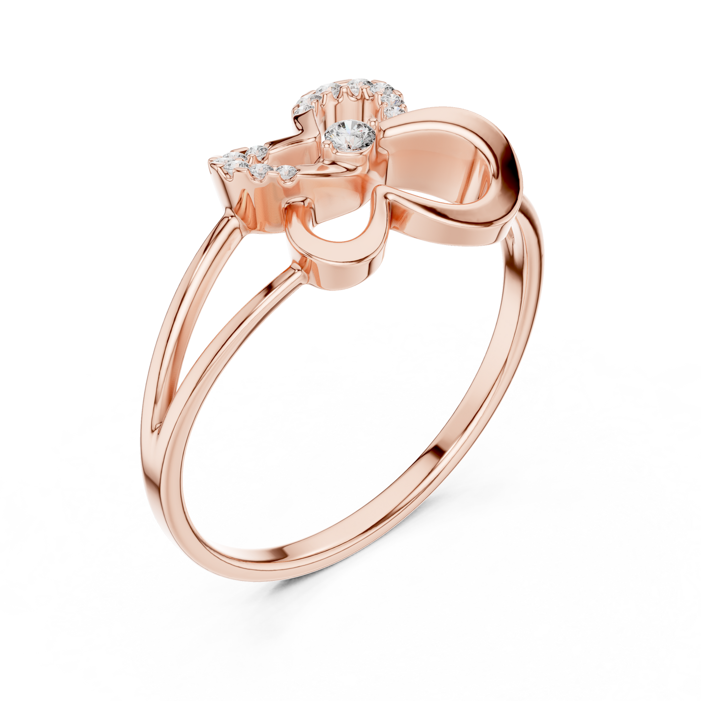 Two hearts one promise - Diamond glow pure elegance - Celebrate love with endless shine