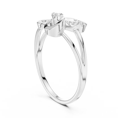 Two hearts one promise - Diamond glow pure elegance - Celebrate love with endless shine