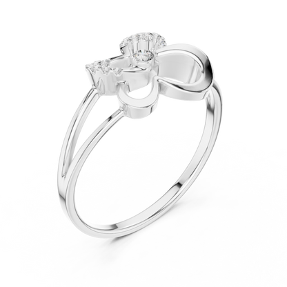 Two hearts one promise - Diamond glow pure elegance - Celebrate love with endless shine