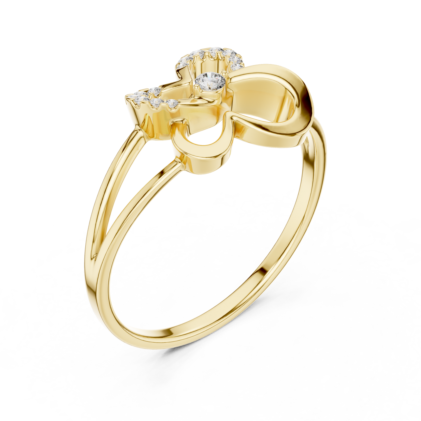 Two hearts one promise - Diamond glow pure elegance - Celebrate love with endless shine