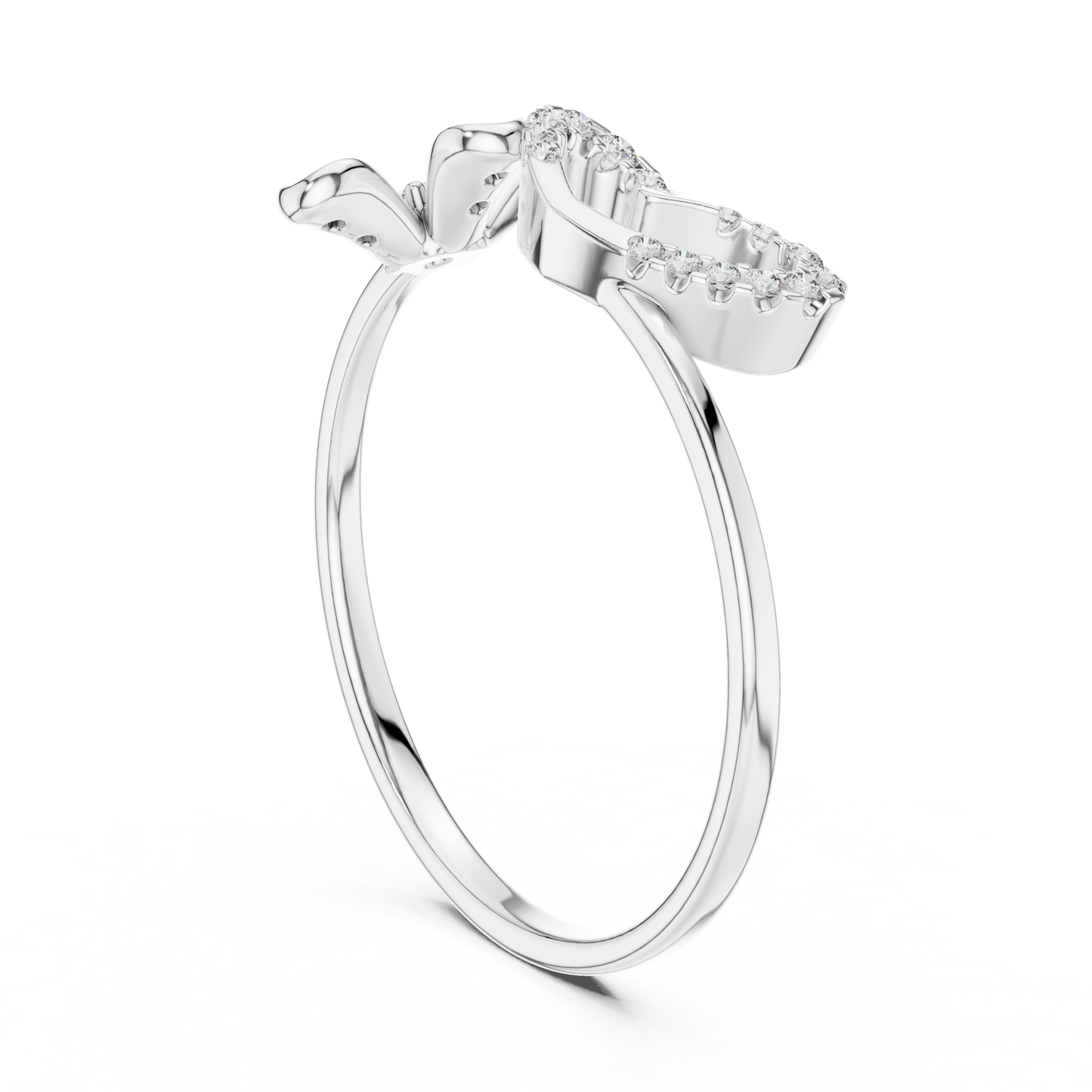 Faith Inspired Heart Ring | Diamond Cross Promise | Timeless Symbolic Love Jewelry