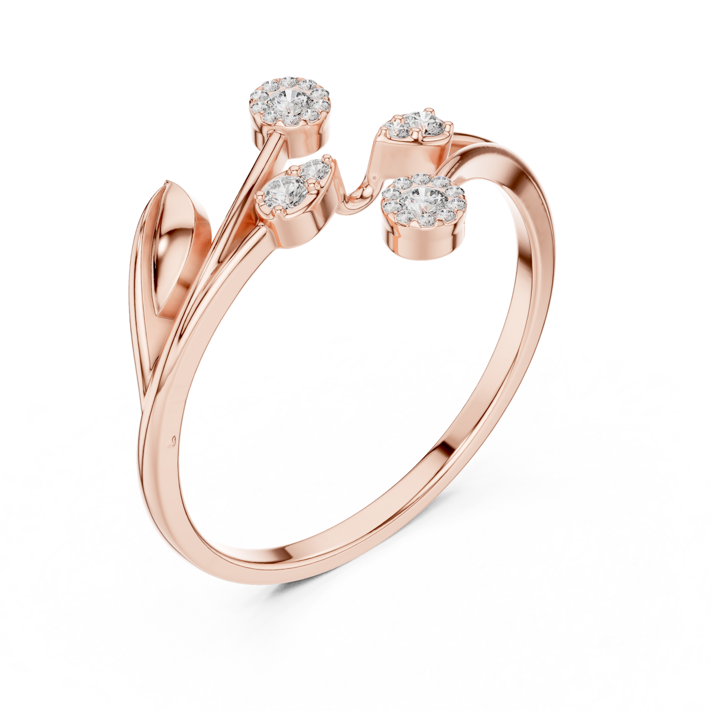 Ultimate diamond glamour | designer 925 Sterling Silver ring | luxury jewelry made to mesmerize forever