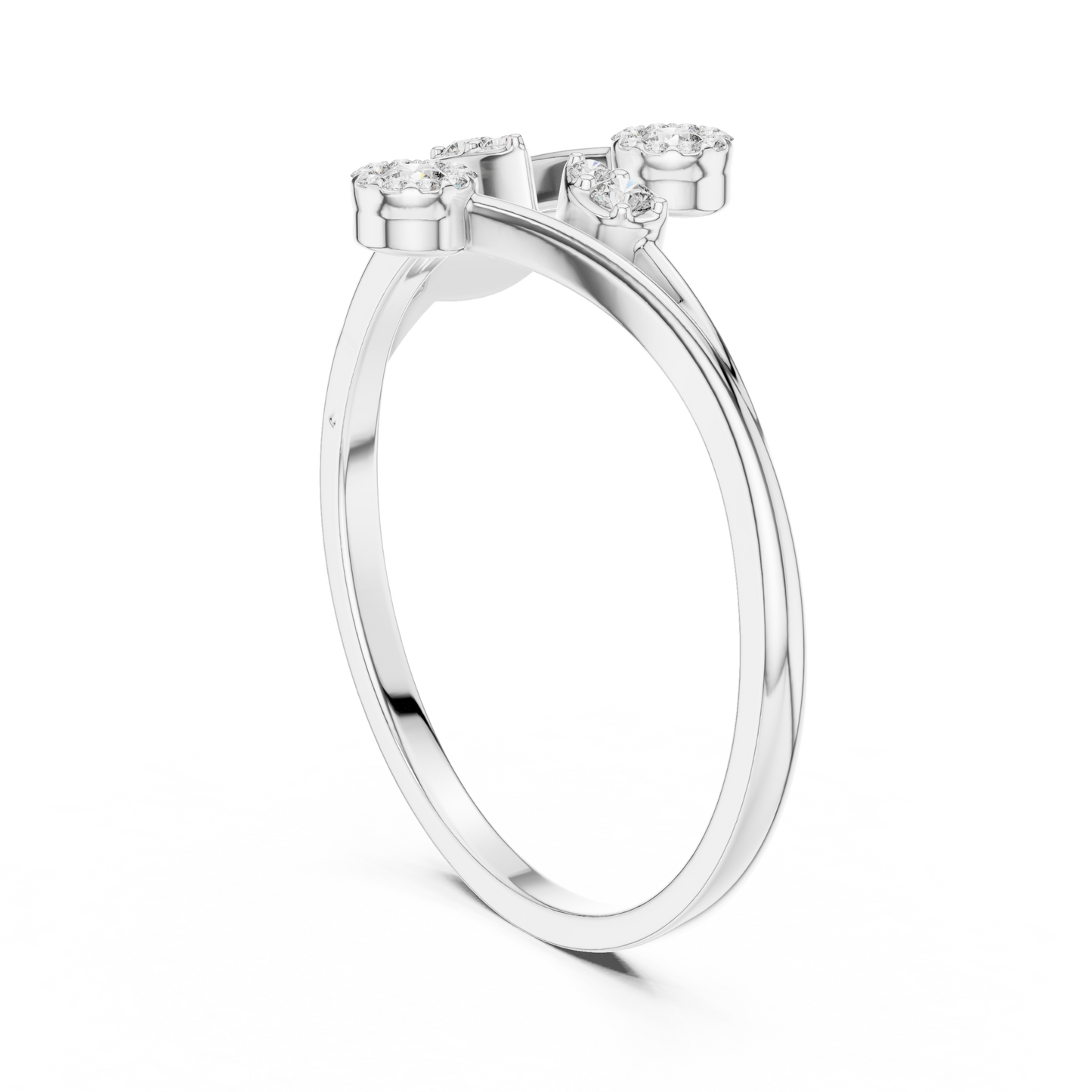 Ultimate diamond glamour | designer 925 Sterling Silver ring | luxury jewelry made to mesmerize forever