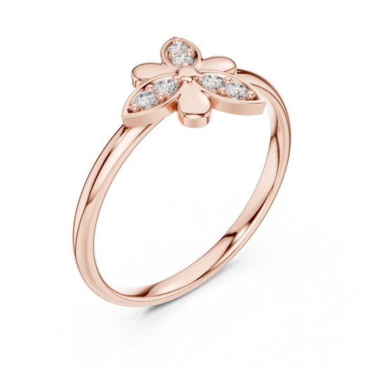 Blooming Flower Diamond | Fine 925 Sterling Silver Rings | Soft Sparkle Combo With Feminine Charm