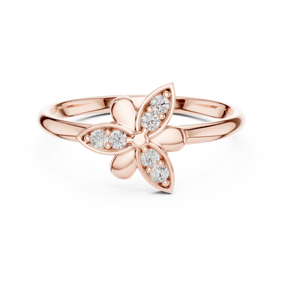 Blooming Flower Diamond | Fine 925 Sterling Silver Rings | Soft Sparkle Combo With Feminine Charm