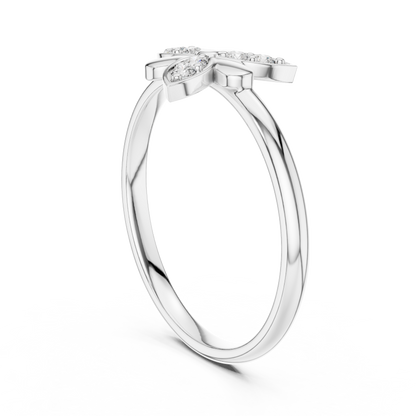 Blooming Flower Diamond | Fine 925 Sterling Silver Rings | Soft Sparkle Combo With Feminine Charm
