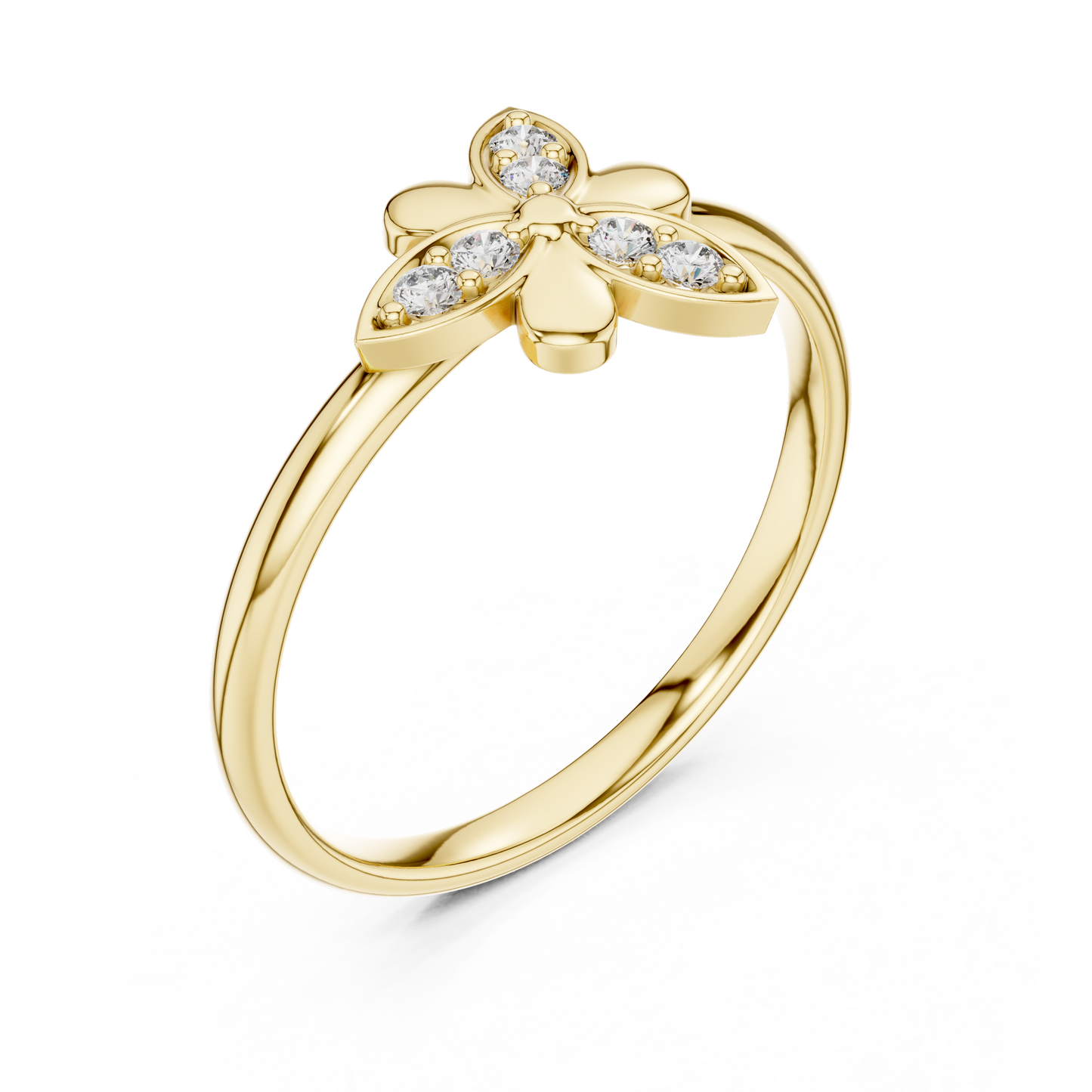 Blooming Flower Diamond | Fine 925 Sterling Silver Rings | Soft Sparkle Combo With Feminine Charm