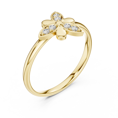 Blooming Flower Diamond | Fine 925 Sterling Silver Rings | Soft Sparkle Combo With Feminine Charm