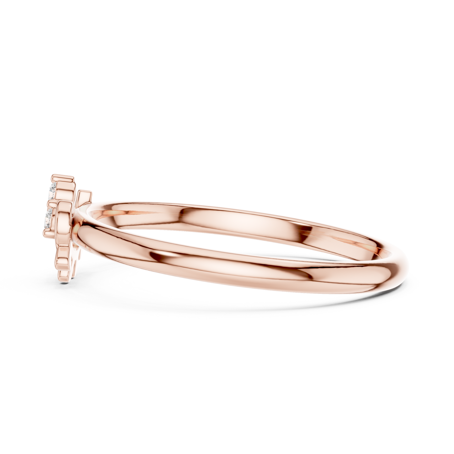 Ultra Fine Diamond | Designer 925 Sterling Silver  Ring | Luxury Expression Of Pure Refinement