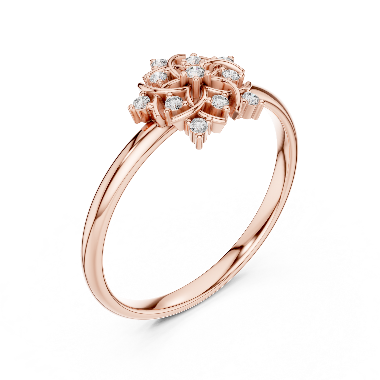 Sovereign Diamond Flower - Legacy Grade Luxury - Built For Women Who Rule - A Symbol Reserved For Elites