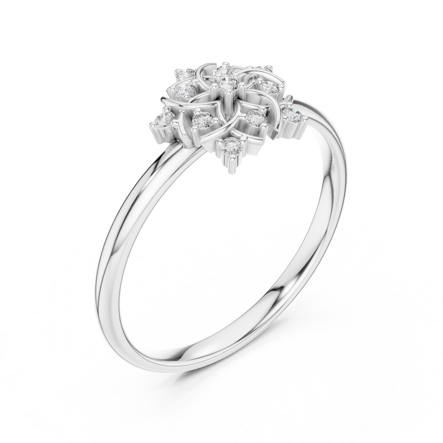 Sovereign Diamond Flower - Legacy Grade Luxury - Built For Women Who Rule - A Symbol Reserved For Elites