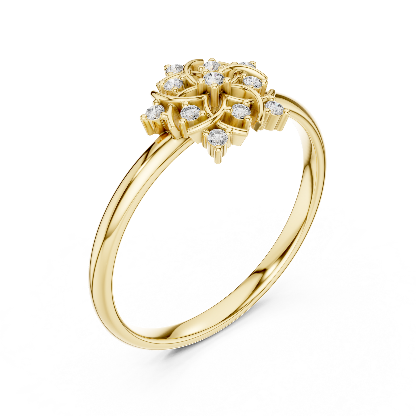 Sovereign Diamond Flower - Legacy Grade Luxury - Built For Women Who Rule - A Symbol Reserved For Elites