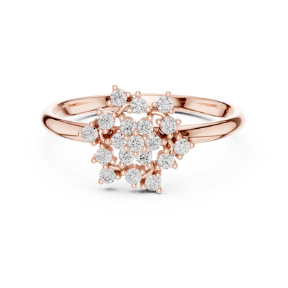 Dazzling Diamond Ring - Love In Brilliance - Designed For Forever Love - Exquisite Diamond Craft