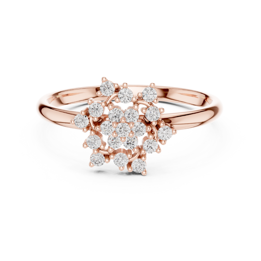 Dazzling Diamond Ring - Love In Brilliance - Designed For Forever Love - Exquisite Diamond Craft