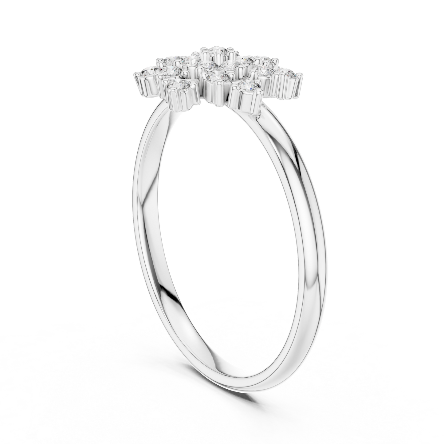 Dazzling Diamond Ring - Love In Brilliance - Designed For Forever Love - Exquisite Diamond Craft