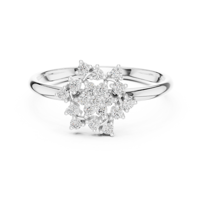 Dazzling Diamond Ring - Love In Brilliance - Designed For Forever Love - Exquisite Diamond Craft
