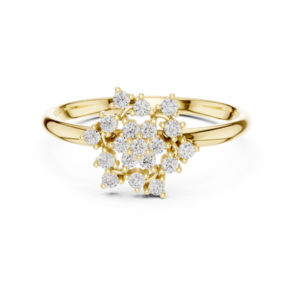 Dazzling Diamond Ring - Love In Brilliance - Designed For Forever Love - Exquisite Diamond Craft