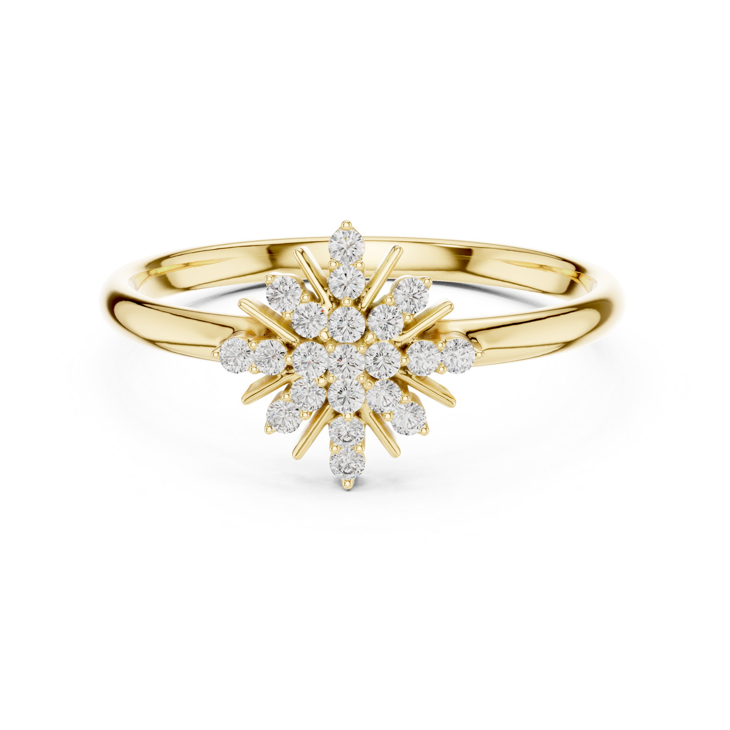 Shine beyond ordinary beauty - Starburst diamonds define elegance - Crafted to celebrate timeless love moments