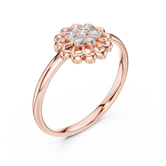 Museum-grade Diamond Bloom - The Royal Bloom Edition - The Prestige Bloom - Ultra Luxe Floral Halo