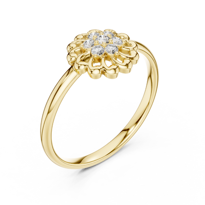 Museum-grade Diamond Bloom - The Royal Bloom Edition - The Prestige Bloom - Ultra Luxe Floral Halo