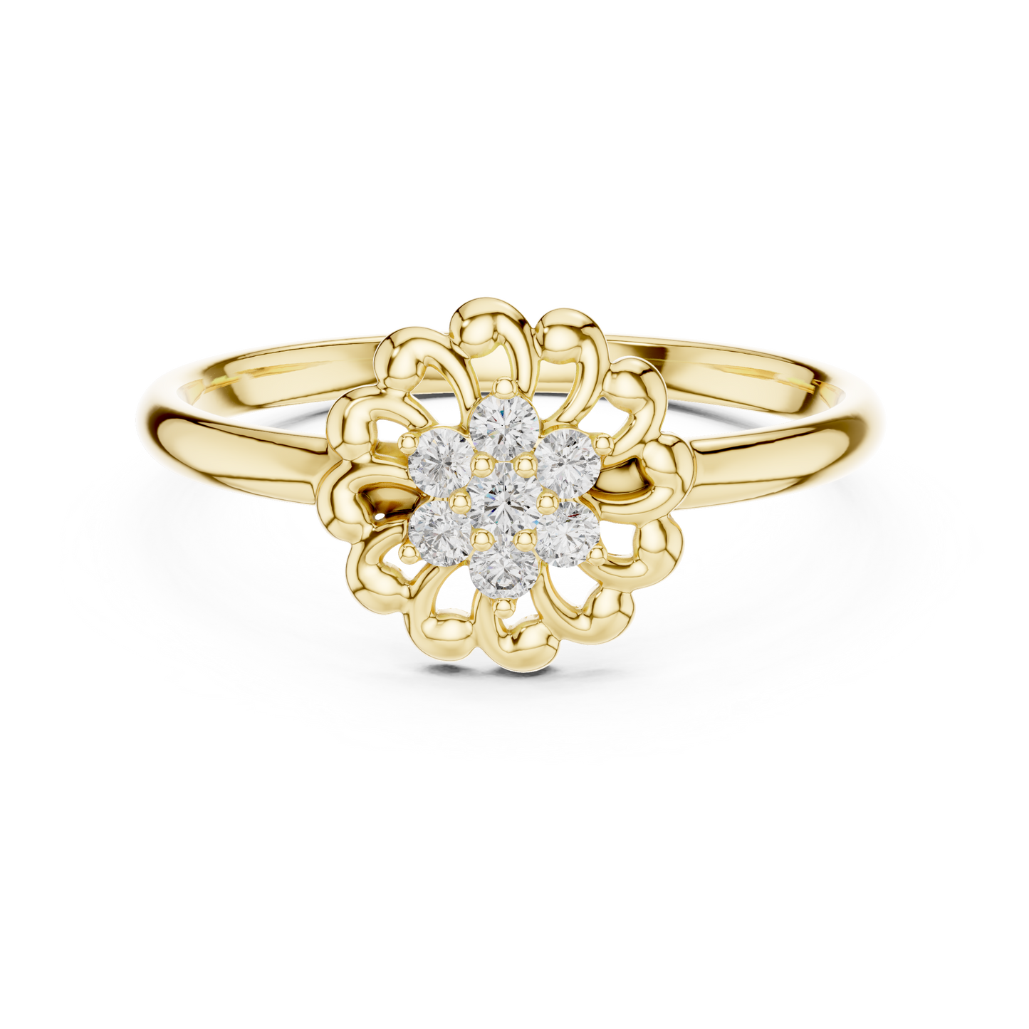 Museum-grade Diamond Bloom - The Royal Bloom Edition - The Prestige Bloom - Ultra Luxe Floral Halo