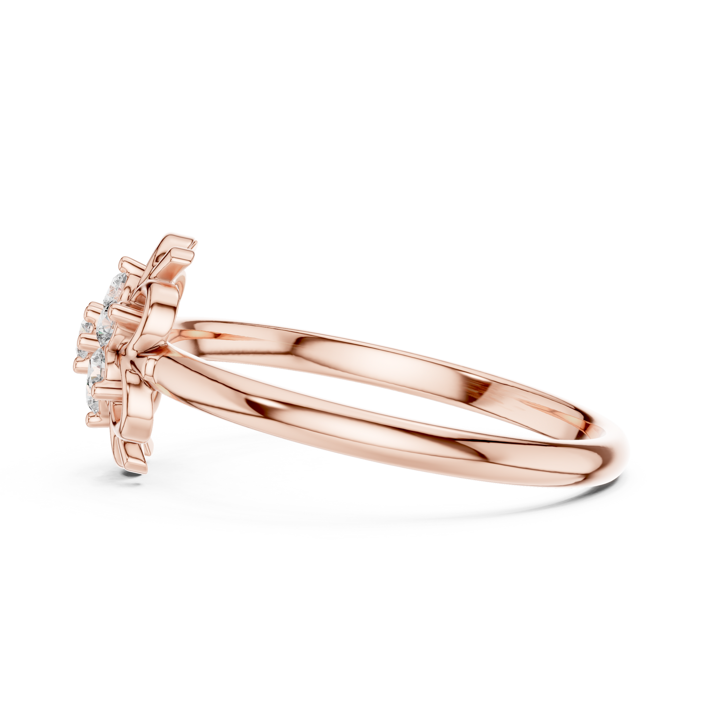 Aristocratic Floral Diamond Ring - Vintage 925 Sterling Silver Cluster Masterpiece - Legacy Jewelry Designed To Endure