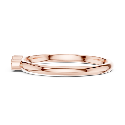 Sophisticated Three Stone Ring - Elegant Gold Diamond Style - Graceful Sparkle For Modern Women