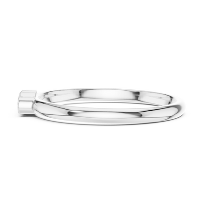Sophisticated Three Stone Ring - Elegant Gold Diamond Style - Graceful Sparkle For Modern Women