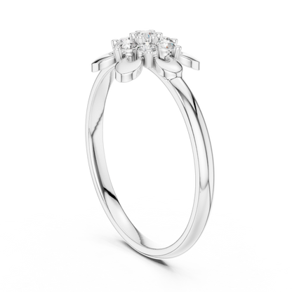 Collector Floral Diamond Ring | Exquisite Gold Luxury Craft | A Rare Treasure Beyond Ordinary Jewelry