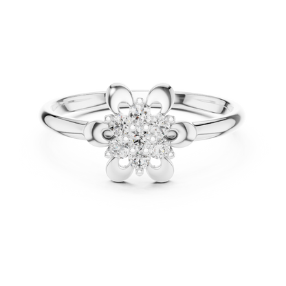 Collector Floral Diamond Ring | Exquisite Gold Luxury Craft | A Rare Treasure Beyond Ordinary Jewelry