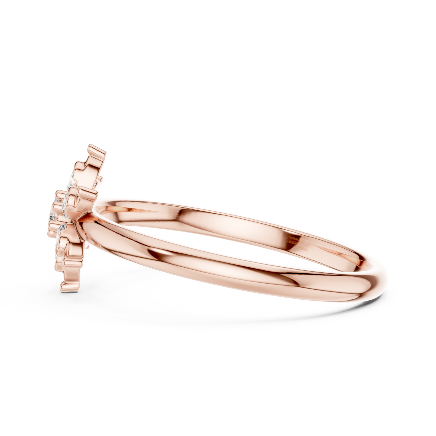Beautiful flower diamond ring designed to celebrate love emotions elegance and everlasting brilliance