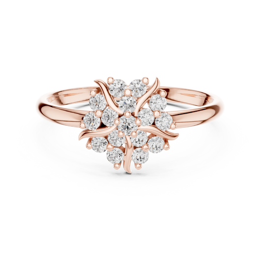 Seraphic Petal Diamond Crown - Dynasty Bloom Signature Sparkle - Noir Royale Radiant Cluster