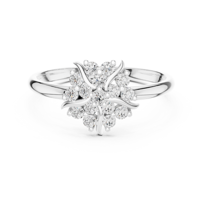 Seraphic Petal Diamond Crown - Dynasty Bloom Signature Sparkle - Noir Royale Radiant Cluster