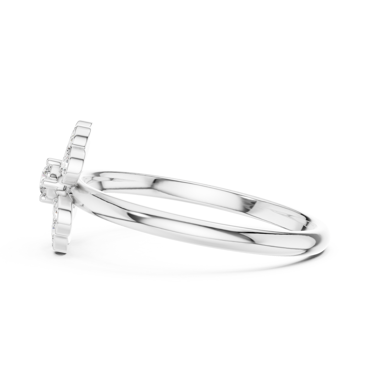 Designer heart diamond ring | premium gold brilliance | perfect blend of love luxury