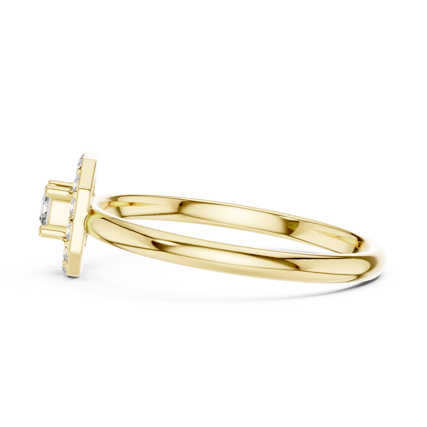Princess diamond centerpiece | radiant halo sparkle | symbol of endless devotion