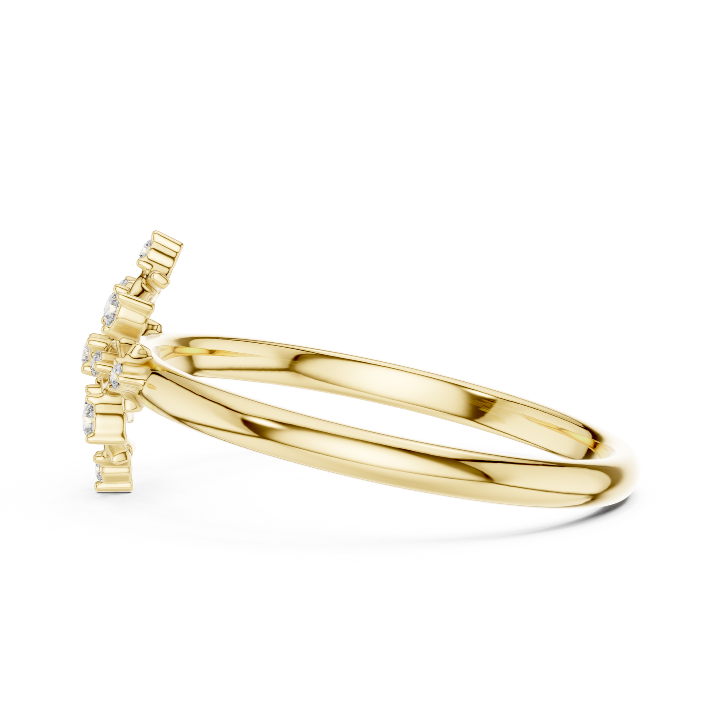 Vintage Starburst Diamond Ring | Timeless Fine 925 Sterling Silver  Craft | Romantic Everyday Luxury Wear