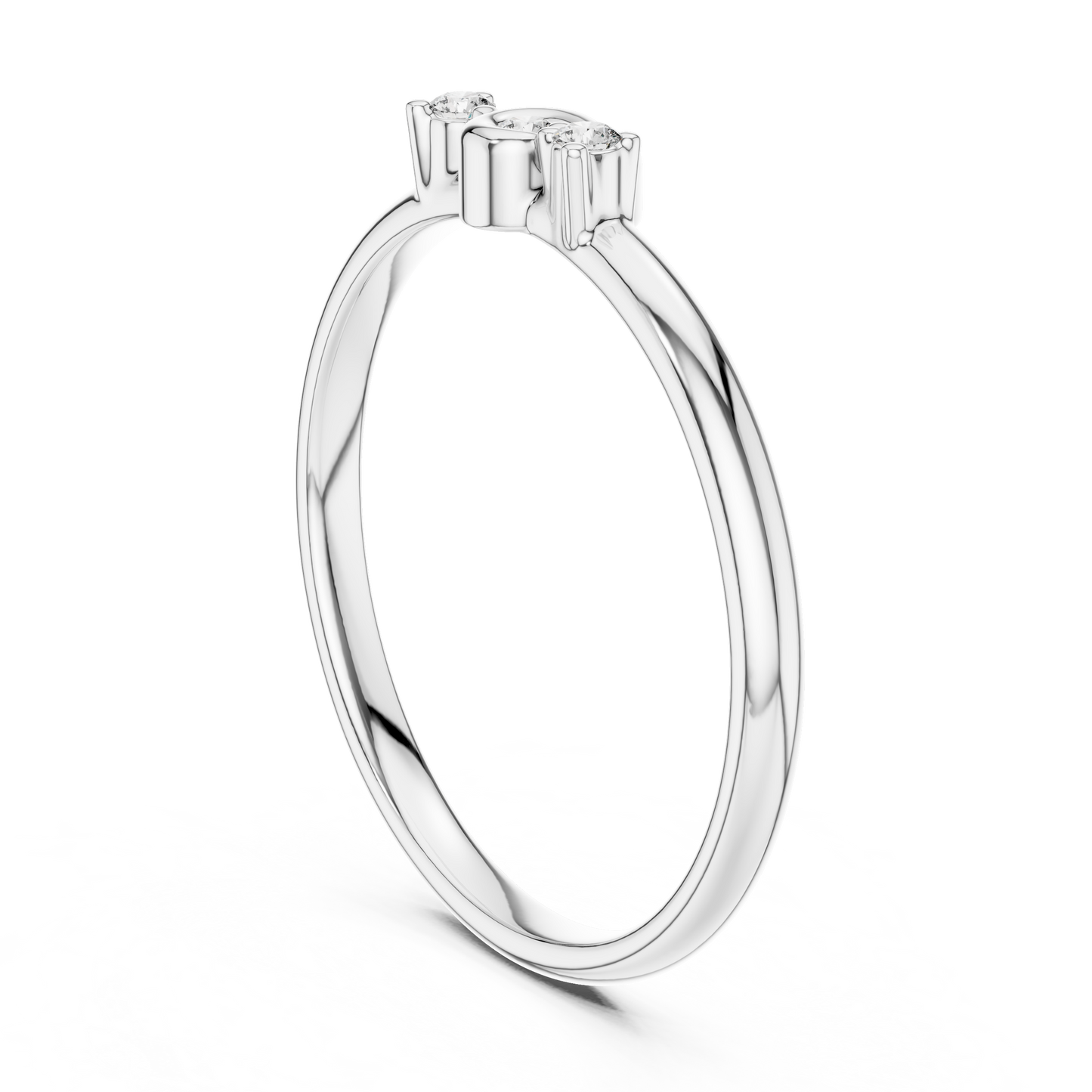 Classic Silver Gold Plated  Diamond Ring - Moissanite Created Luxury Jewelry - Timeless Proposal Engagement Ring Design