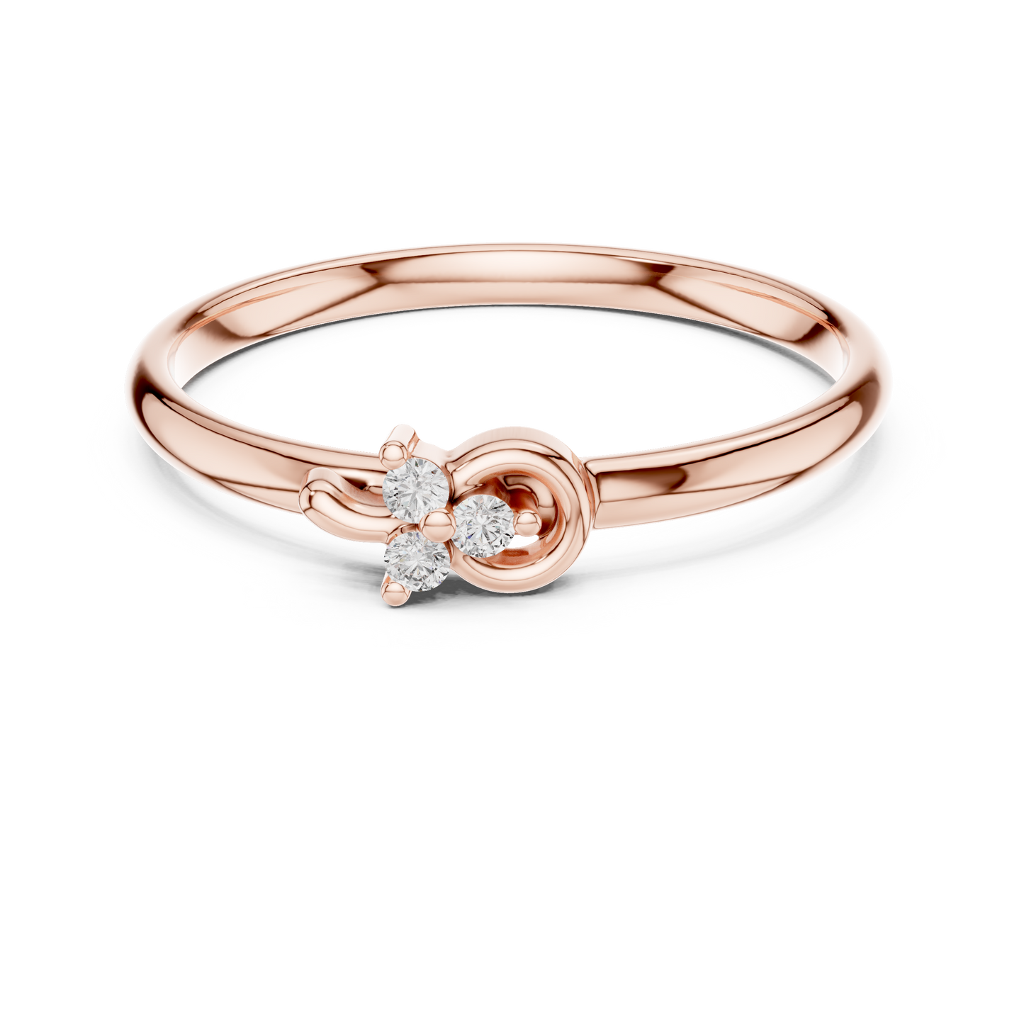 Gallery Grade Diamond Ring | Refined Gold Knot Craft | Luxury Collector Engagement Promise Jewelry