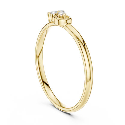 Gallery Grade Diamond Ring | Refined Gold Knot Craft | Luxury Collector Engagement Promise Jewelry