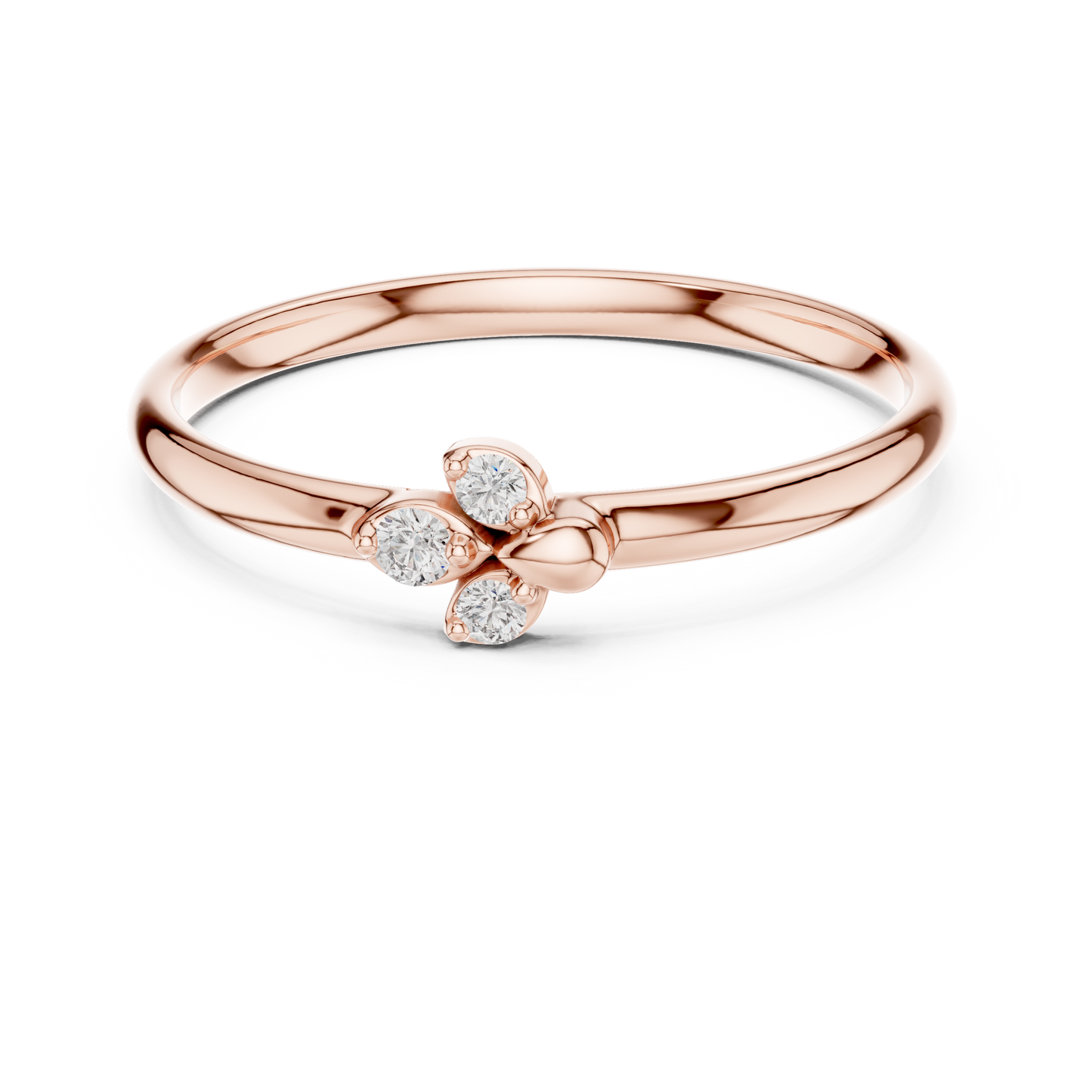 Contemporary Spiral Diamond Ring - Fine Gold Artisan Jewelry - Unique Minimal Engagement Wedding Ring