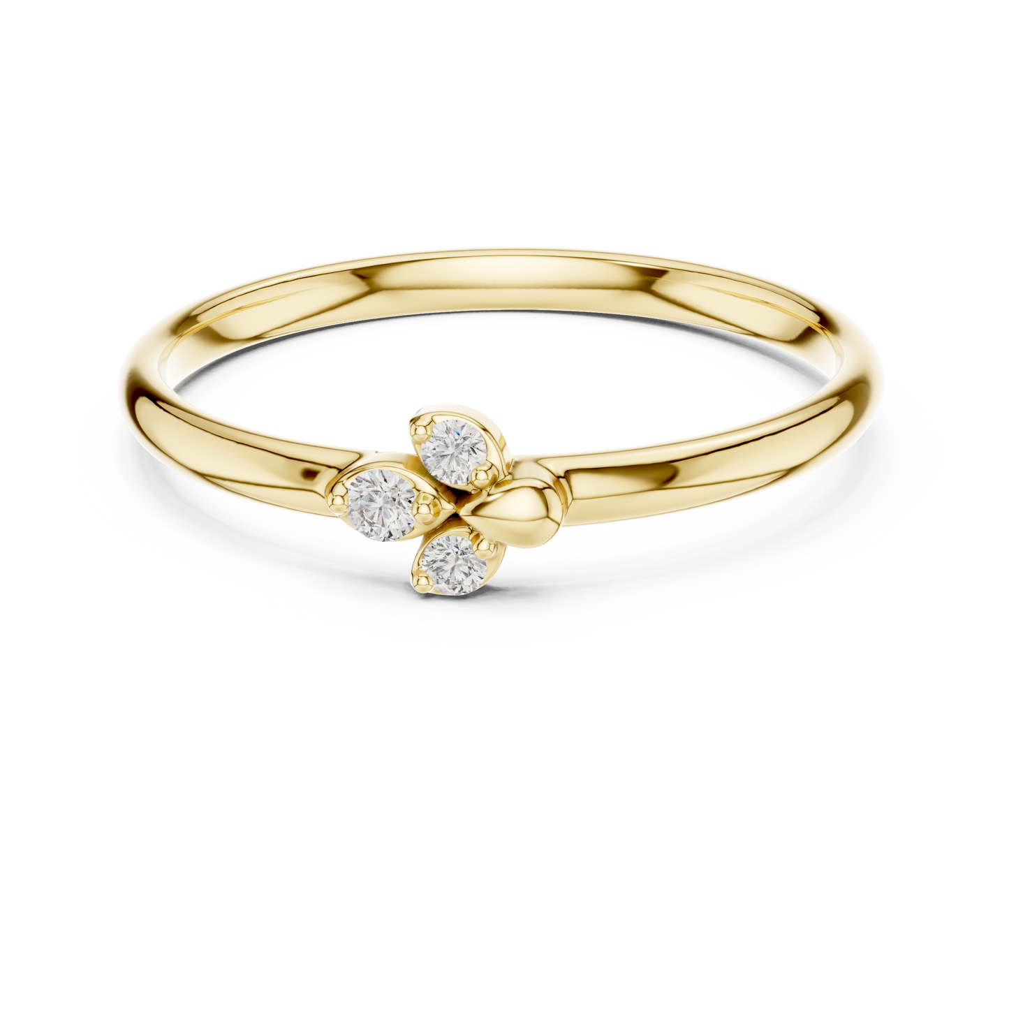 Contemporary Spiral Diamond Ring - Fine Gold Artisan Jewelry - Unique Minimal Engagement Wedding Ring