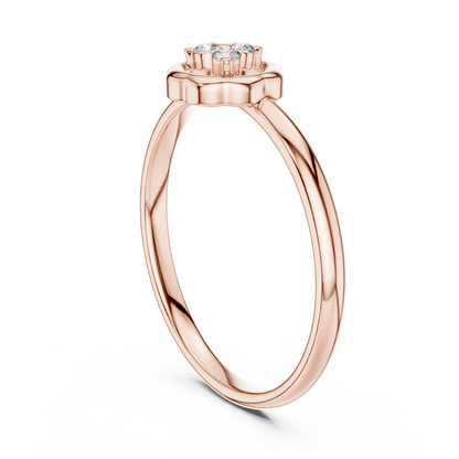 Pure Craftsmanship Gold -Sparkling Diamond Trio - Designed For Timeless Romance