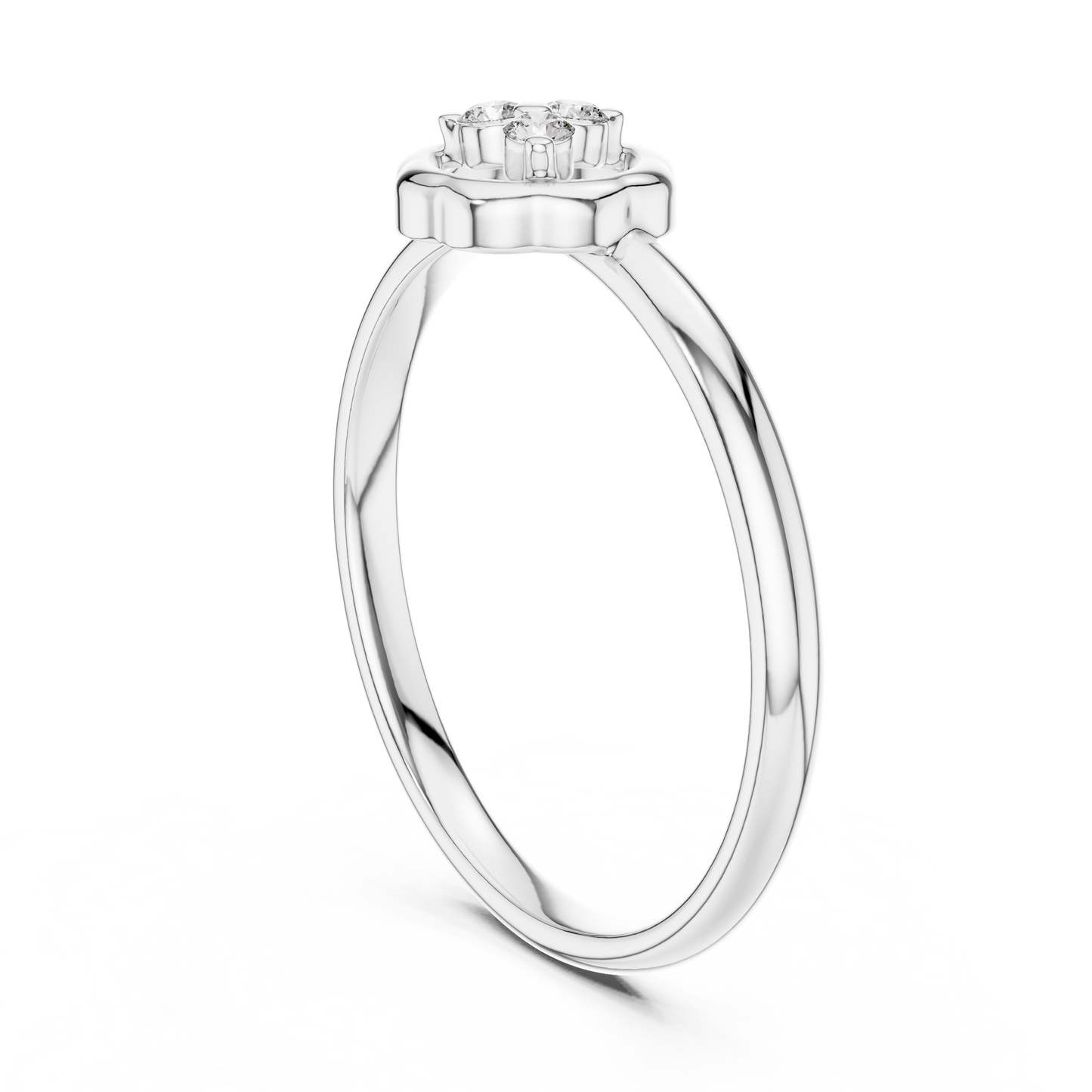 Pure Craftsmanship Gold -Sparkling Diamond Trio - Designed For Timeless Romance