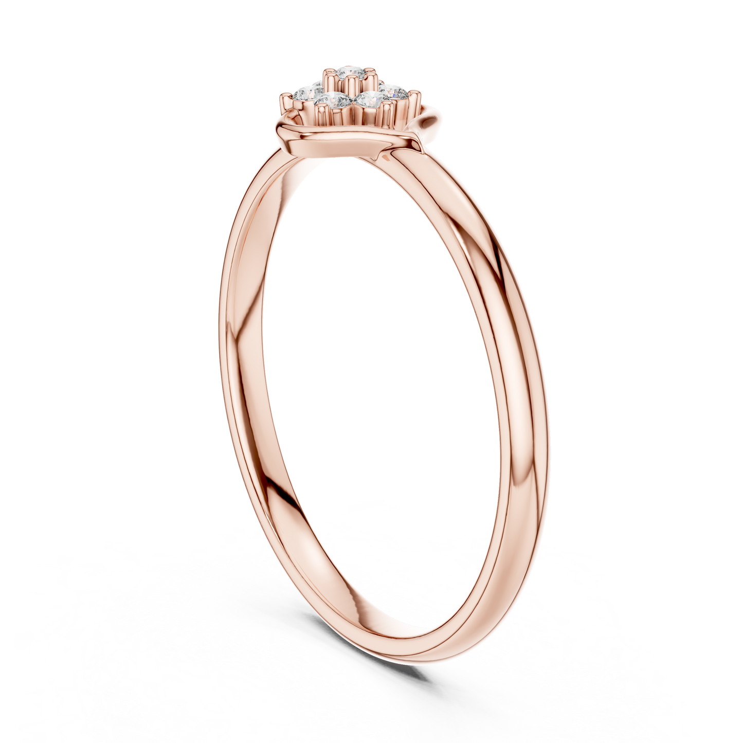 Sophisticated swirl diamond ring | crafted with flawless detailing | a symbol of endless affection