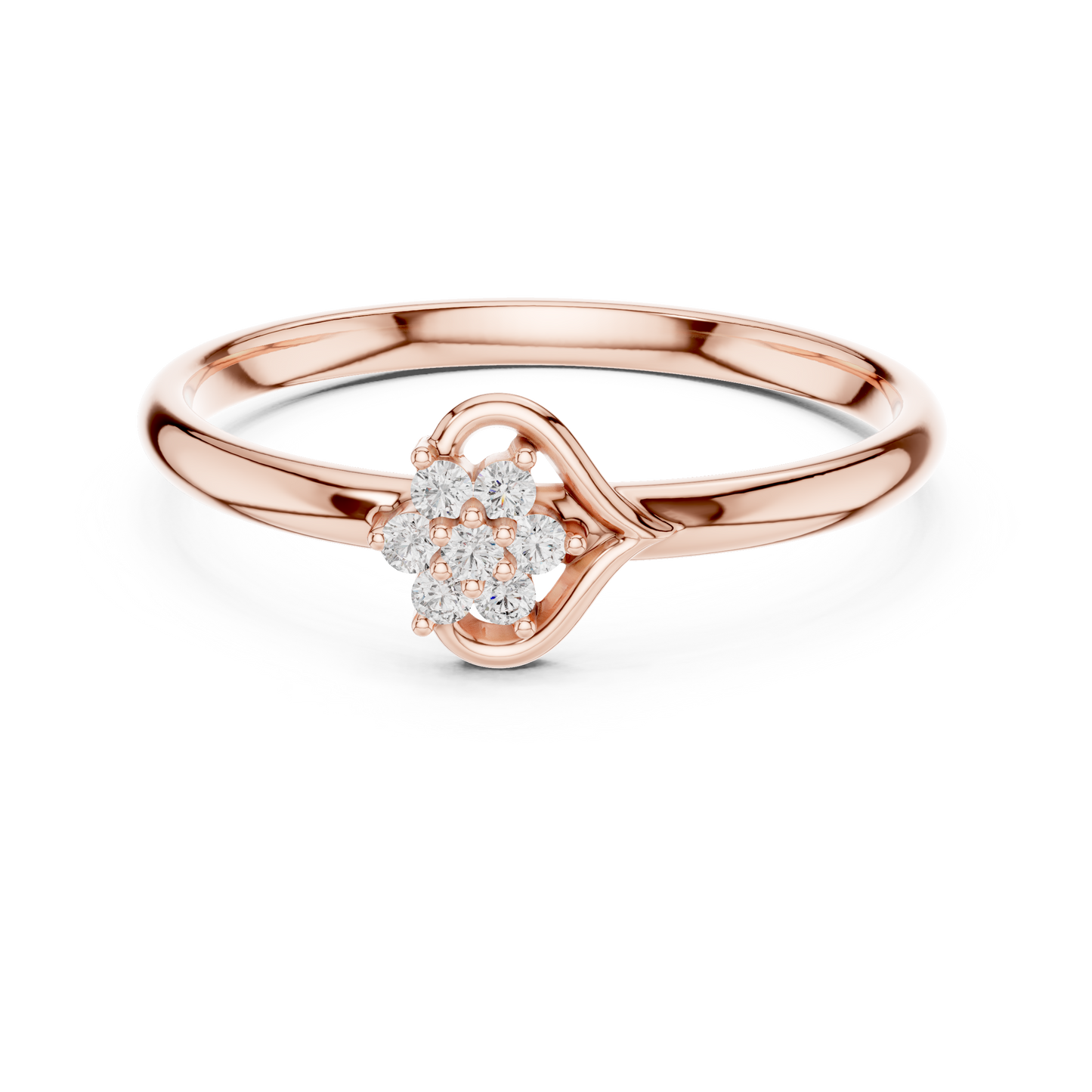 Sophisticated swirl diamond ring | crafted with flawless detailing | a symbol of endless affection