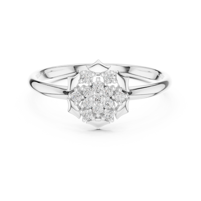 Beautiful Floral Diamond Ring | Fine Detailing Premium Shine | Crafted For Love That Lasts