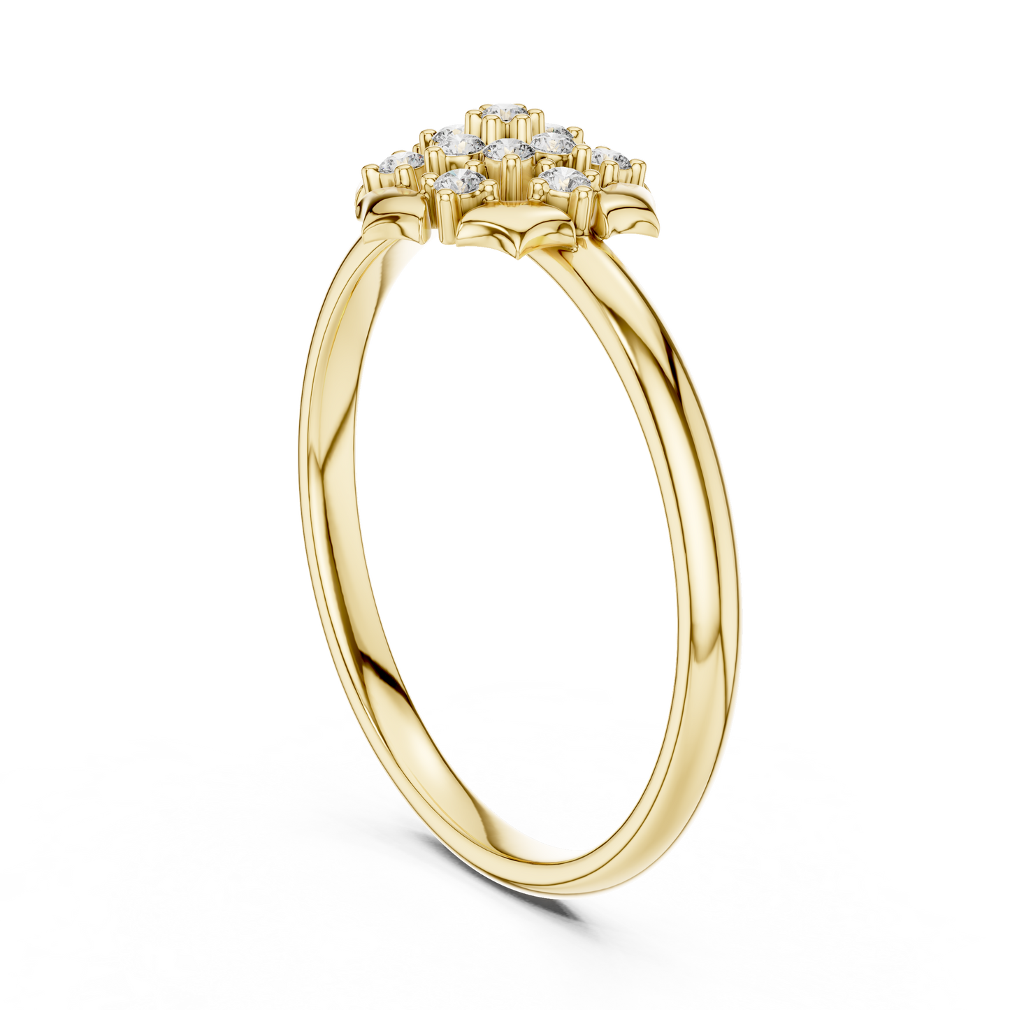 Beautiful Floral Diamond Ring | Fine Detailing Premium Shine | Crafted For Love That Lasts