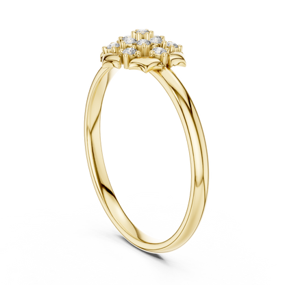 Beautiful Floral Diamond Ring | Fine Detailing Premium Shine | Crafted For Love That Lasts